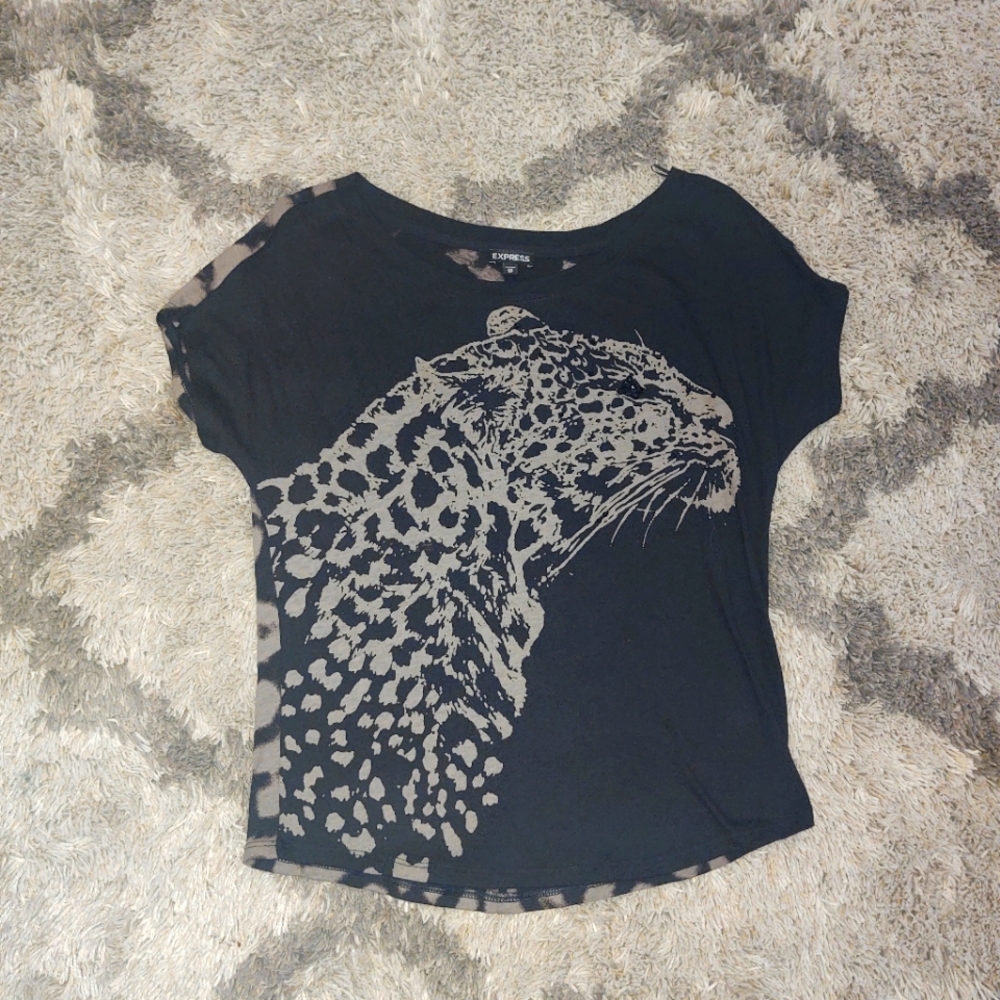Express Leopard Top